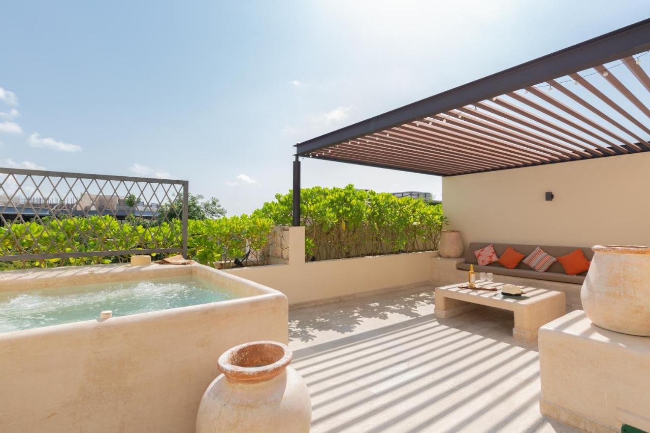 Exclusive Paramar Ve Penthouse In Tulum By Lockey Best For Walking To Commercial Zone In Aldea Zama エクステリア 写真